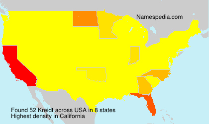Surname Kreidt in USA Surname Kreidt in USA