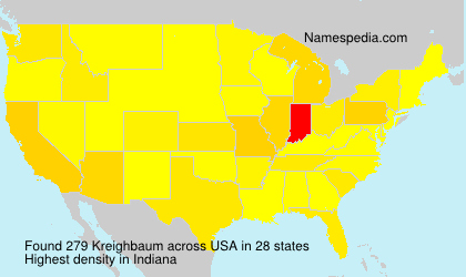 Surname Kreighbaum in USA Surname Kreighbaum in USA