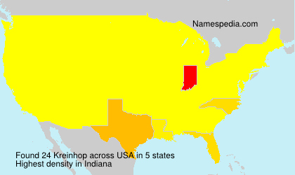 Surname Kreinhop in USA Surname Kreinhop in USA