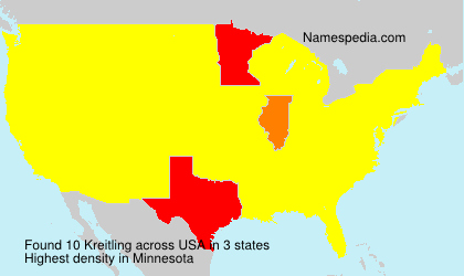 Surname Kreitling in USA Surname Kreitling in USA
