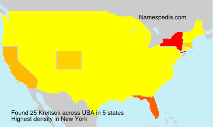Surname Kreitsek in USA Surname Kreitsek in USA