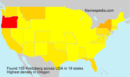 Surname Kreitzberg in USA Surname Kreitzberg in USA