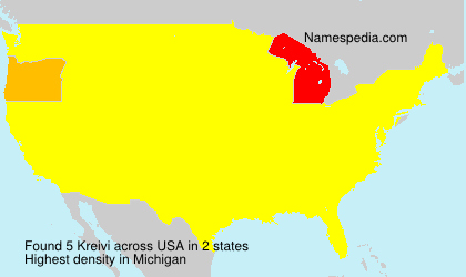 Surname Kreivi in USA