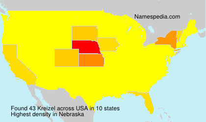 Surname Kreizel in USA Surname Kreizel in USA