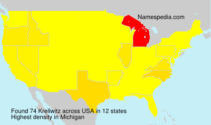 Surname Krellwitz in USA Surname Krellwitz in USA