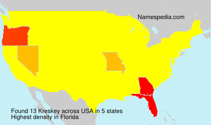 Surname Kreskey in USA Surname Kreskey in USA