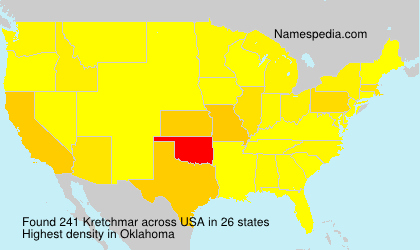 Surname Kretchmar in USA Surname Kretchmar in USA