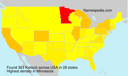 Surname Kretsch in USA Surname Kretsch in USA