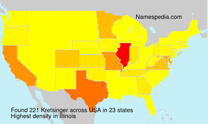 Surname Kretsinger in USA Surname Kretsinger in USA