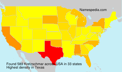 Surname Kretzschmar in USA Surname Kretzschmar in USA
