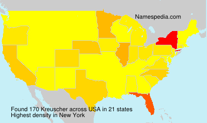 Surname Kreuscher in USA Surname Kreuscher in USA