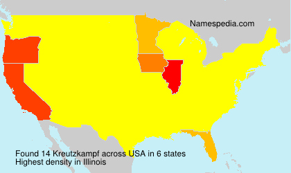 Surname Kreutzkampf in USA Surname Kreutzkampf in USA