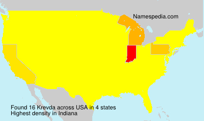 Surname Krevda in USA Surname Krevda in USA