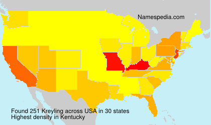 Surname Kreyling in USA Surname Kreyling in USA