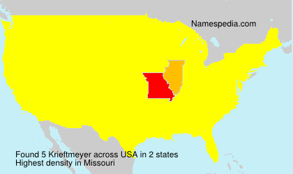 Surname Krieftmeyer in USA Surname Krieftmeyer in USA