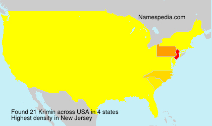 Surname Krimin in USA Surname Krimin in USA