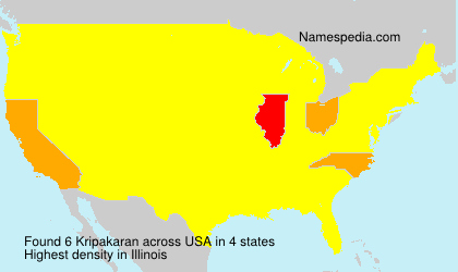 Surname Kripakaran in USA Surname Kripakaran in USA