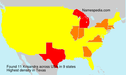 Surname Krisandra in USA Surname Krisandra in USA