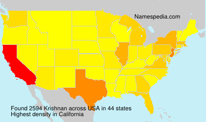 Surname Krishnan in USA Surname Krishnan in USA