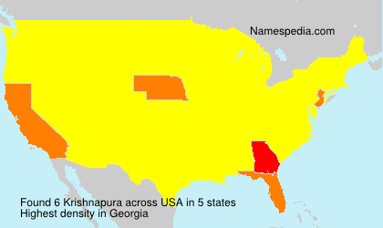 Surname Krishnapura in USA Surname Krishnapura in USA
