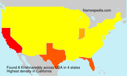 Surname Krishnareddy in USA Surname Krishnareddy in USA