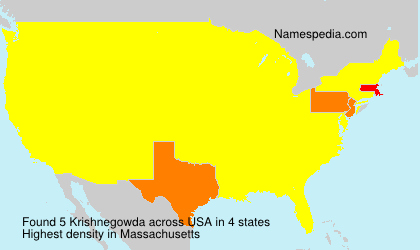 Surname Krishnegowda in USA Surname Krishnegowda in USA