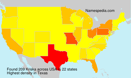 Surname Kriska in USA Surname Kriska in USA