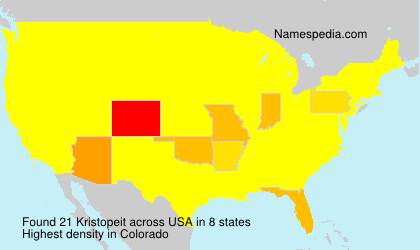 Surname Kristopeit in USA Surname Kristopeit in USA
