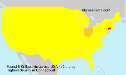 Surname Kritharakis in USA Surname Kritharakis in USA