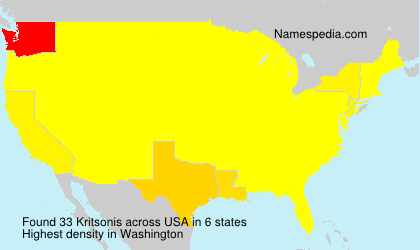 Surname Kritsonis in USA Surname Kritsonis in USA