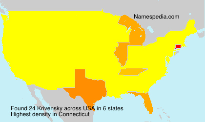 Surname Krivensky in USA Surname Krivensky in USA