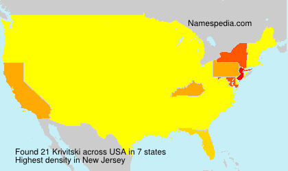 Surname Krivitski in USA Surname Krivitski in USA