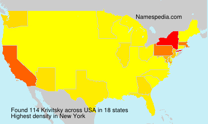 Surname Krivitsky in USA Surname Krivitsky in USA