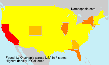 Surname Krivokapic in USA Surname Krivokapic in USA