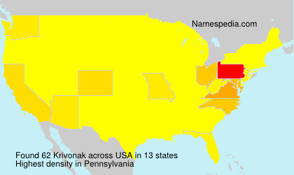 Surname Krivonak in USA Surname Krivonak in USA
