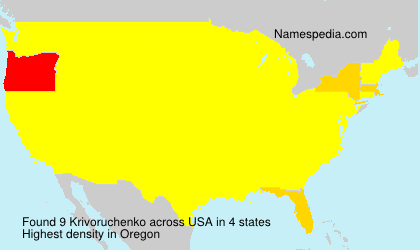 Surname Krivoruchenko in USA Surname Krivoruchenko in USA