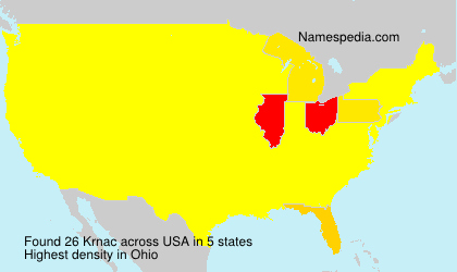 Surname Krnac in USA Surname Krnac in USA
