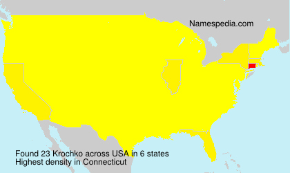 Surname Krochko in USA Surname Krochko in USA