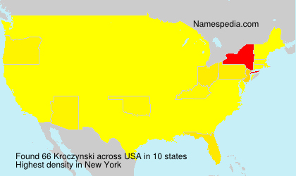 Surname Kroczynski in USA Surname Kroczynski in USA