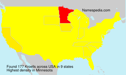 Surname Kroells in USA Surname Kroells in USA