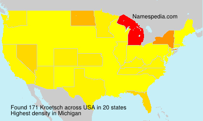 Surname Kroetsch in USA Surname Kroetsch in USA