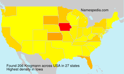 Surname Krogmann in USA Surname Krogmann in USA