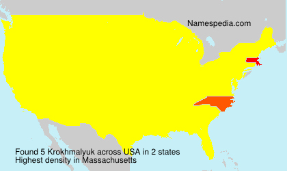 Surname Krokhmalyuk in USA Surname Krokhmalyuk in USA
