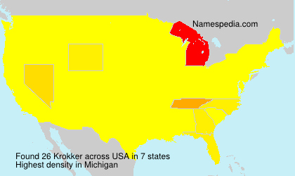 Surname Krokker in USA Surname Krokker in USA