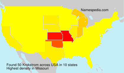 Surname Krokstrom in USA Surname Krokstrom in USA