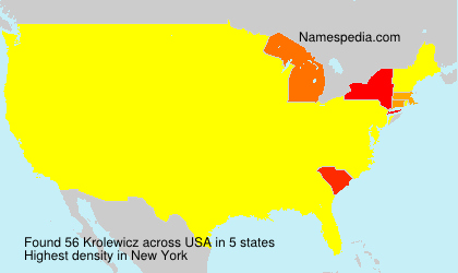 Surname Krolewicz in USA