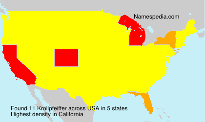 Surname Krollpfeiffer in USA Surname Krollpfeiffer in USA