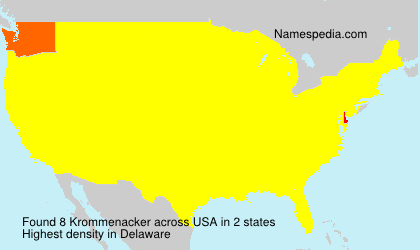 Surname Krommenacker in USA Surname Krommenacker in USA