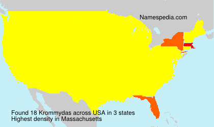 Surname Krommydas in USA Surname Krommydas in USA