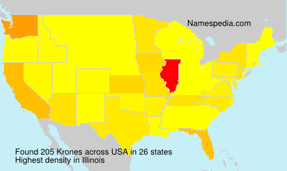 Surname Krones in USA Surname Krones in USA